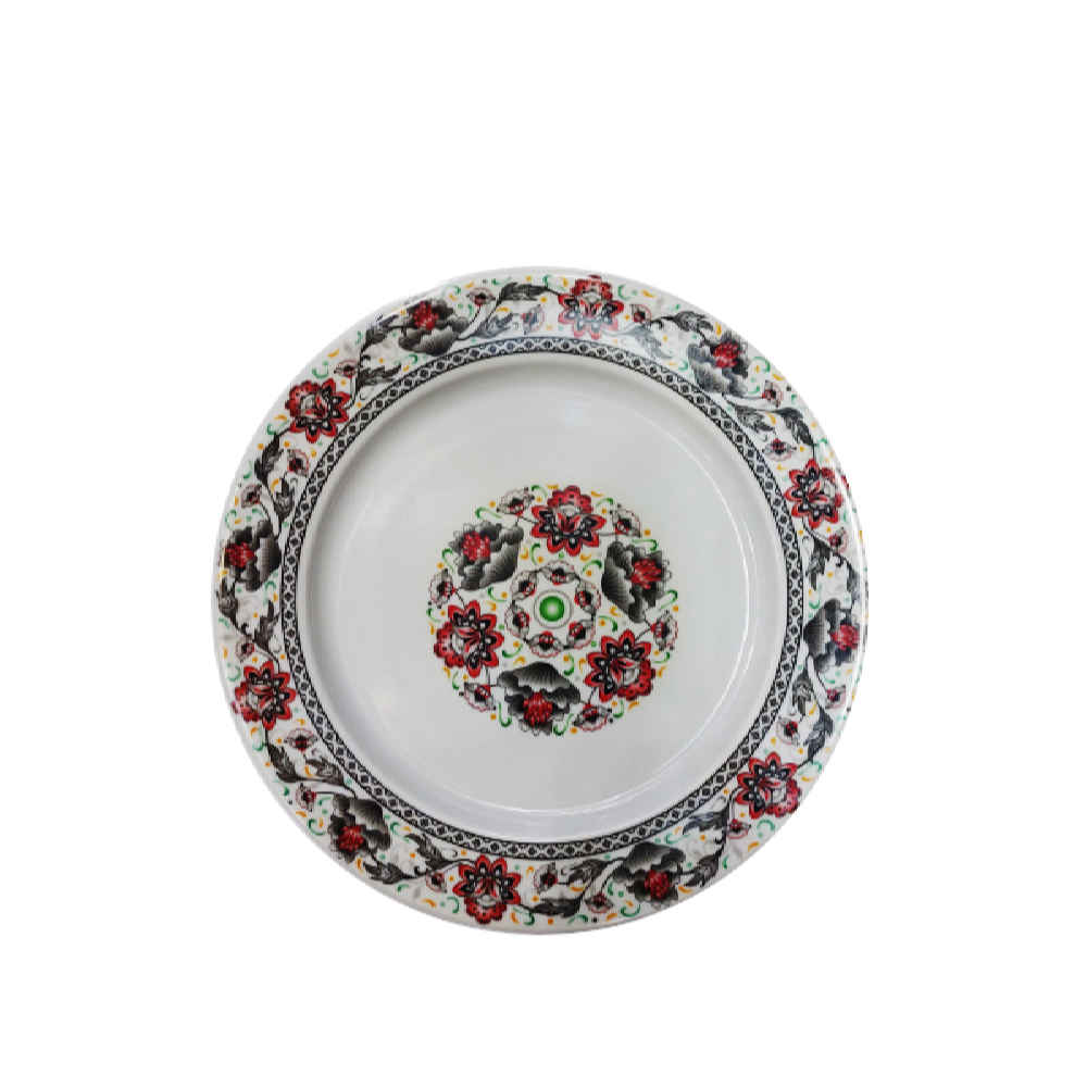 Price and Buy White Melamine Dinnerware Plate Set – Lightweight & Unbreakable (Pack of 6)