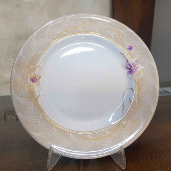 Price and Buy White Melamine Plate Set, Microwave Safe, Azalea Flower_68fe527a7fd8f.jpeg Price and Buy White Melamine Plate Set, Microwave Safe, Azalea Flower