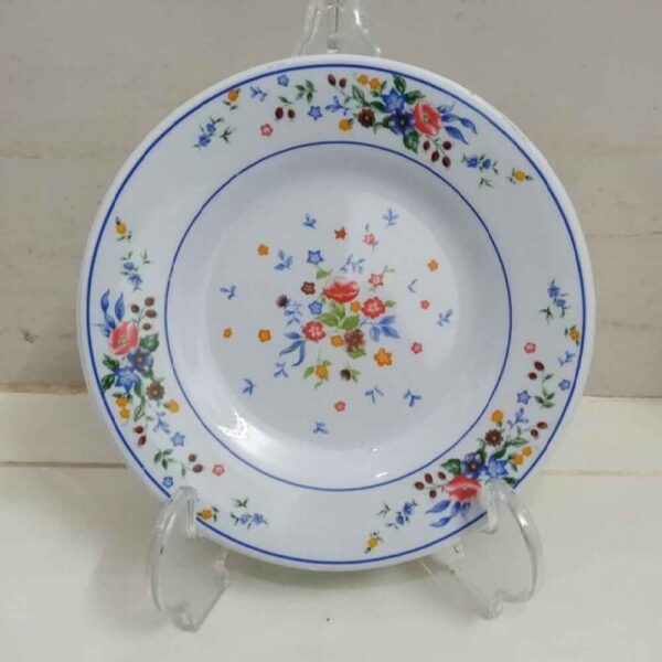 Price and Buy White Melamine Plate Set, Microwave Safe, Victoria Flower_68fe52710538a.jpeg Price and Buy White Melamine Plate Set, Microwave Safe, Victoria Flower