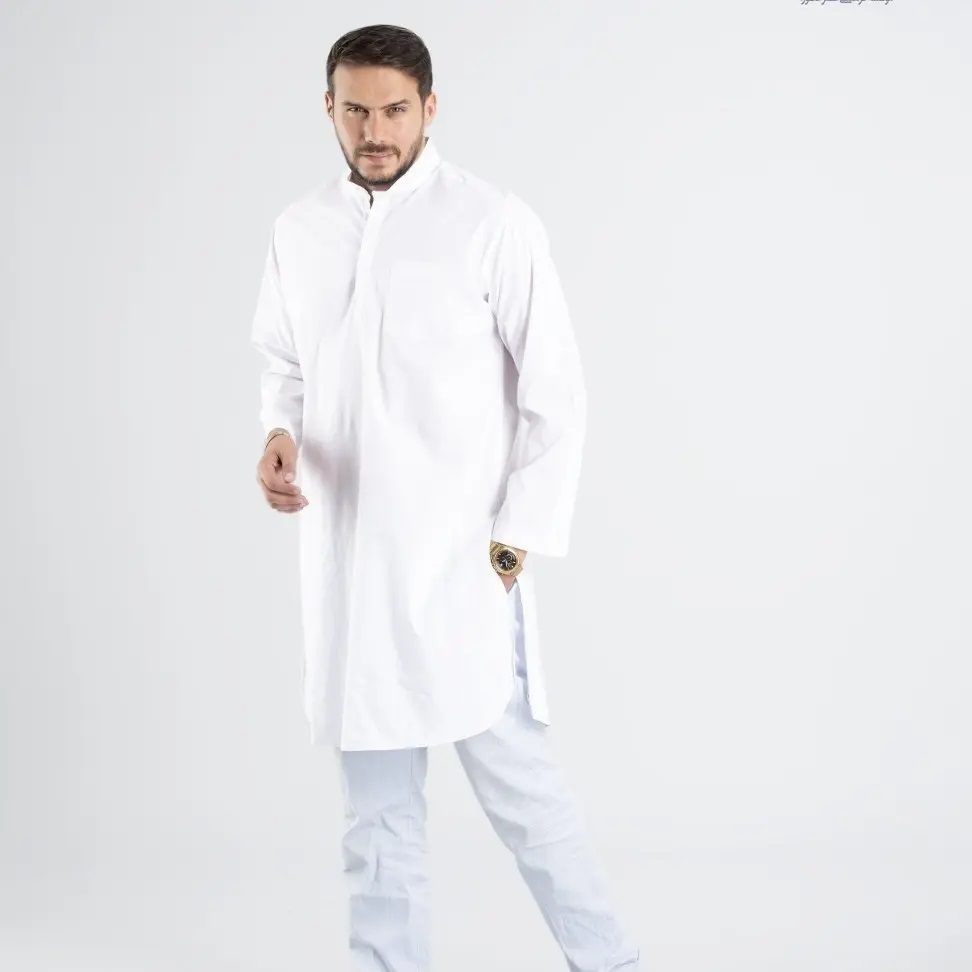Price and Buy White Pakistani Kurta for Men – Traditional Long Shirt