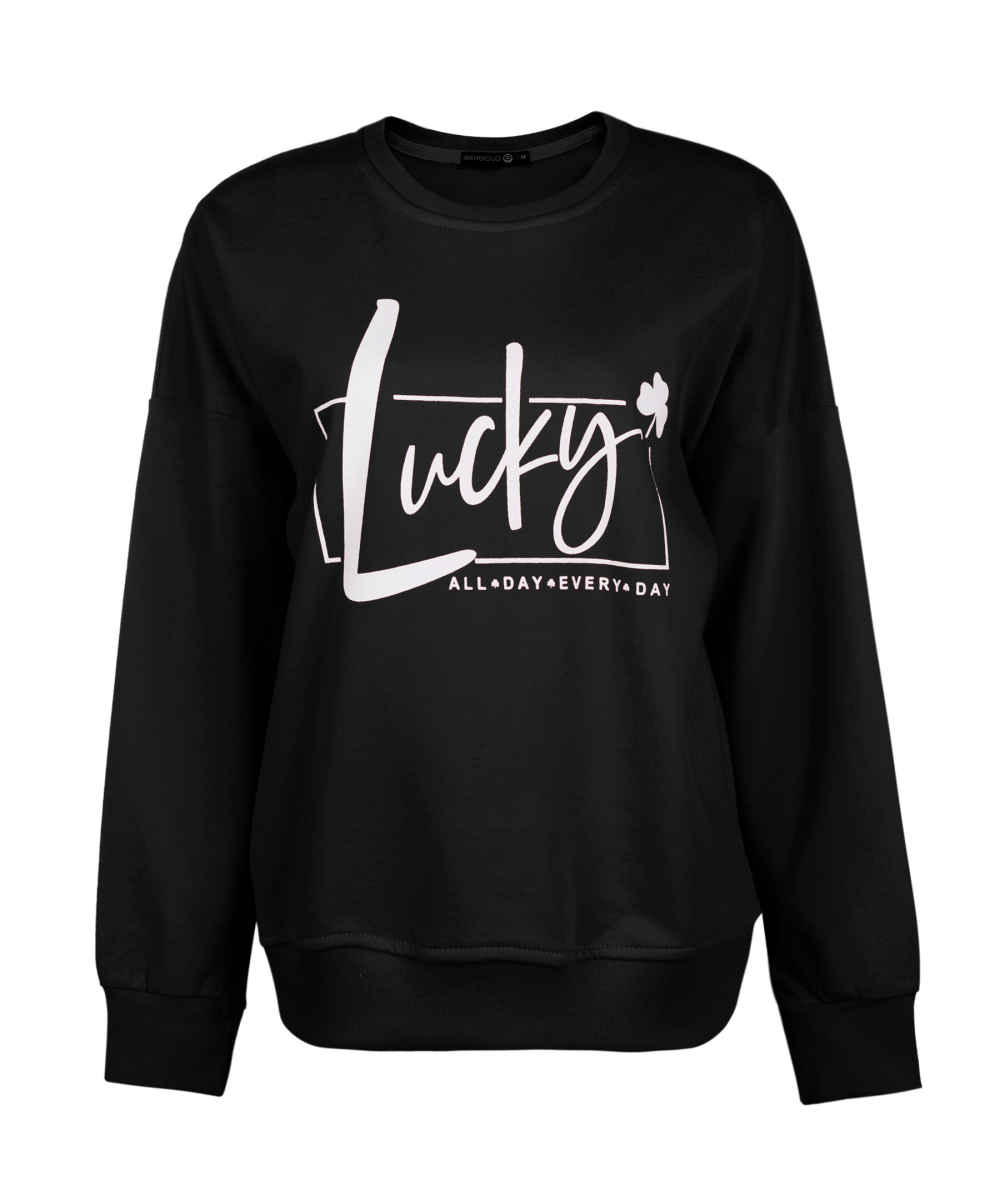 Price and Buy Woman’s Casual Crew Neck Sweatshirt Model Lucky - Image 3