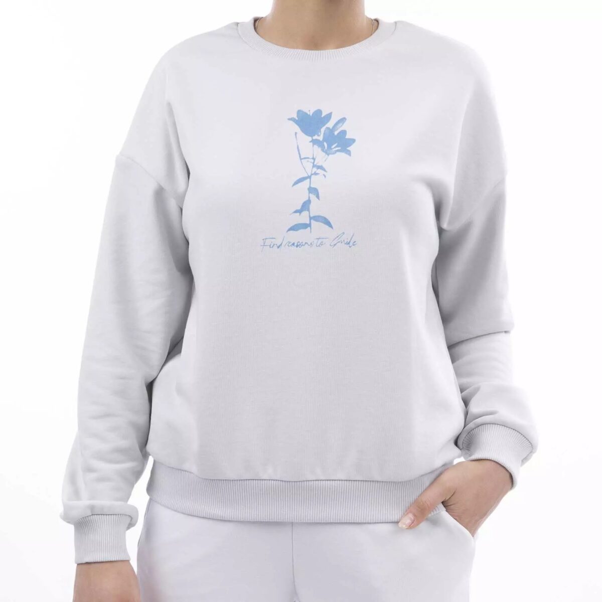 Price and Buy Woman’s Sweatshirt Cotton & Polyester Blend for Cold Seasons