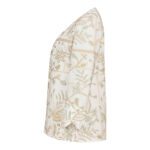 Price and Buy Women’s Blazer-Style Manto, V-Neckline Style, Ideal for Ceremony in Cream - Image 3