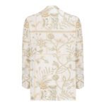 Price and Buy Women’s Blazer-Style Manto, V-Neckline Style, Ideal for Ceremony in Cream - Image 4