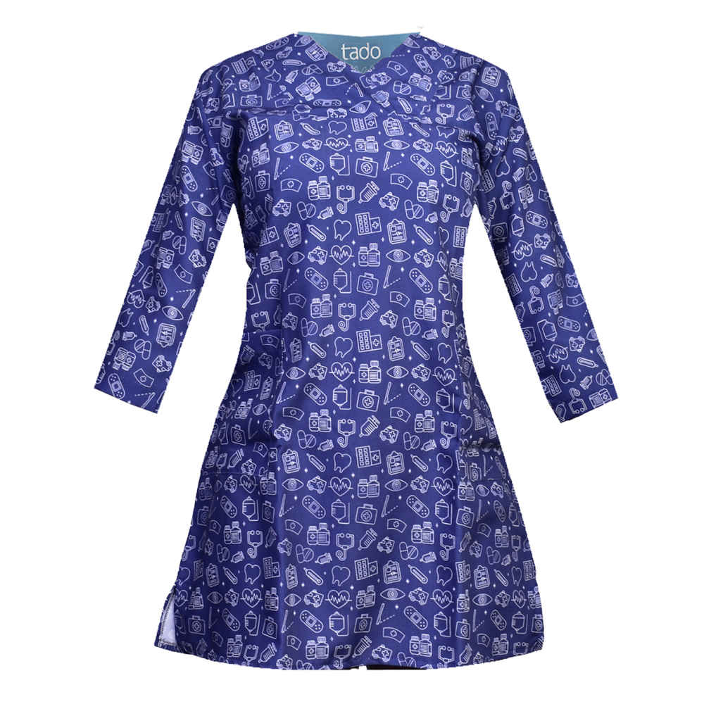 Price and Buy Women’s Blue Hospital Scrub Top – Fresh & Reliable