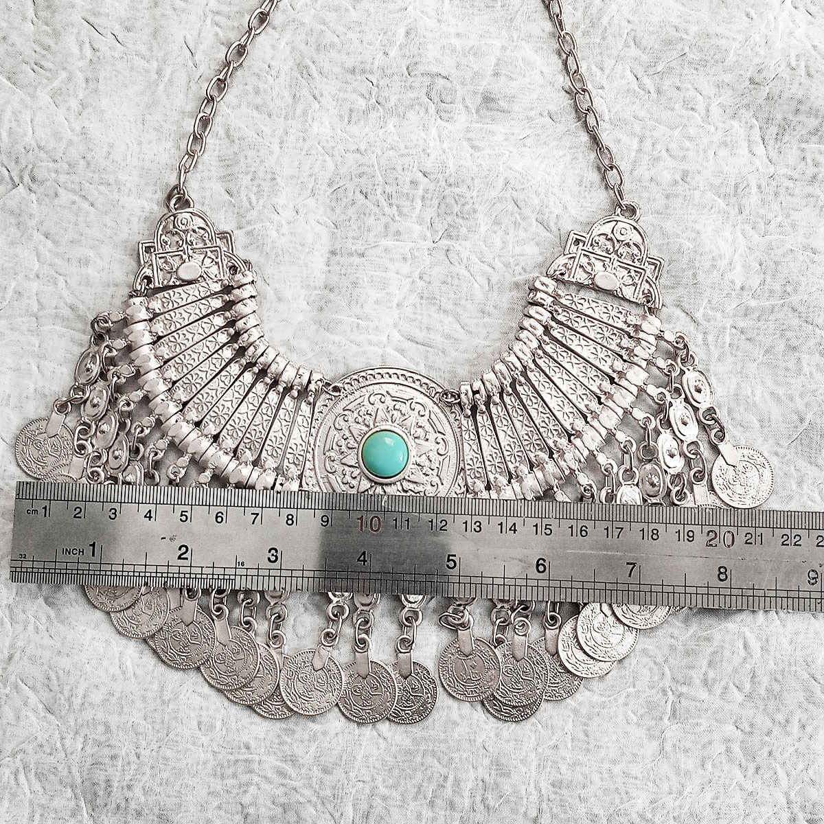 Price and Buy Women’s Choker Necklace Model Ottoman Coin - Image 6