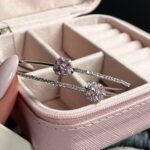 Price and Buy Women’s Double-Line Cuff Bracelet for Women, Full-Stone with Flower Design - Image 6