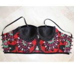 Price and Buy Women’s Embroidered Balochi Crop Cami Top - Image 3