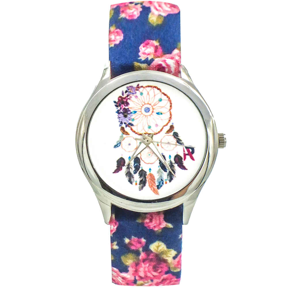 Price and Buy Women’s Floral Liberty Boho Fabric Tie Scarf Watch – Dream Catcher_68fd4960bac97.jpeg Price and Buy Women’s Floral Liberty Boho Fabric Tie Scarf Watch – Dream Catcher - Image 1