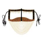 Price and Buy Women’s Handcrafted Rhinestone Burqa with Gold Crescent Chain