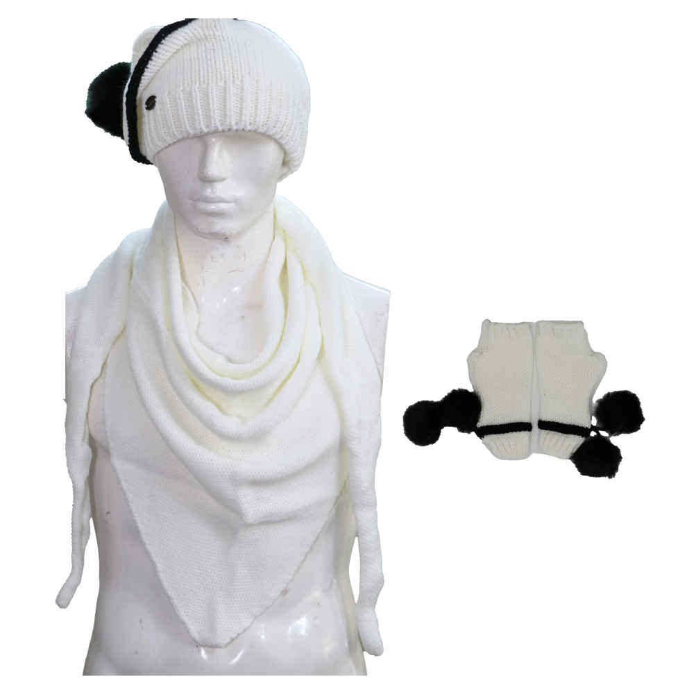 Price and Buy Women’s Knitted Hat and Scarf Set Model Ara - Image 4