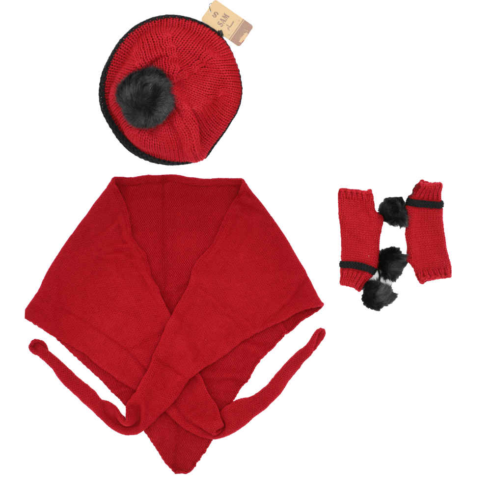 Price and Buy Women’s Knitted Hat and Scarf Set Model Ara - Image 6