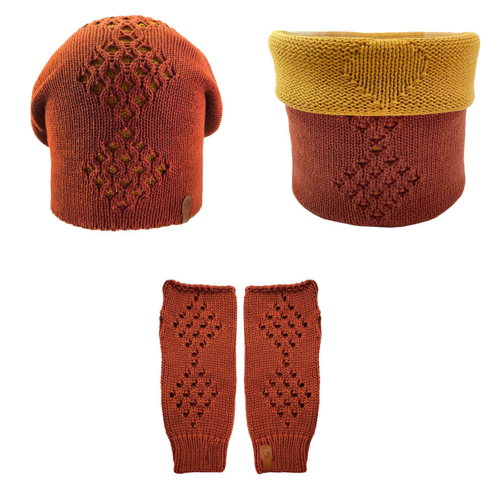 Price and Buy Women’s Knitted Hat and Scarf Set Model Fariba - Image 4