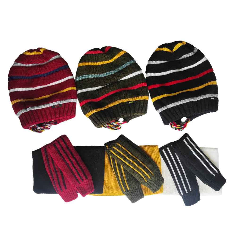 Price and Buy Women’s Knitted Hat and Scarf Set Model Hiva - Image 3
