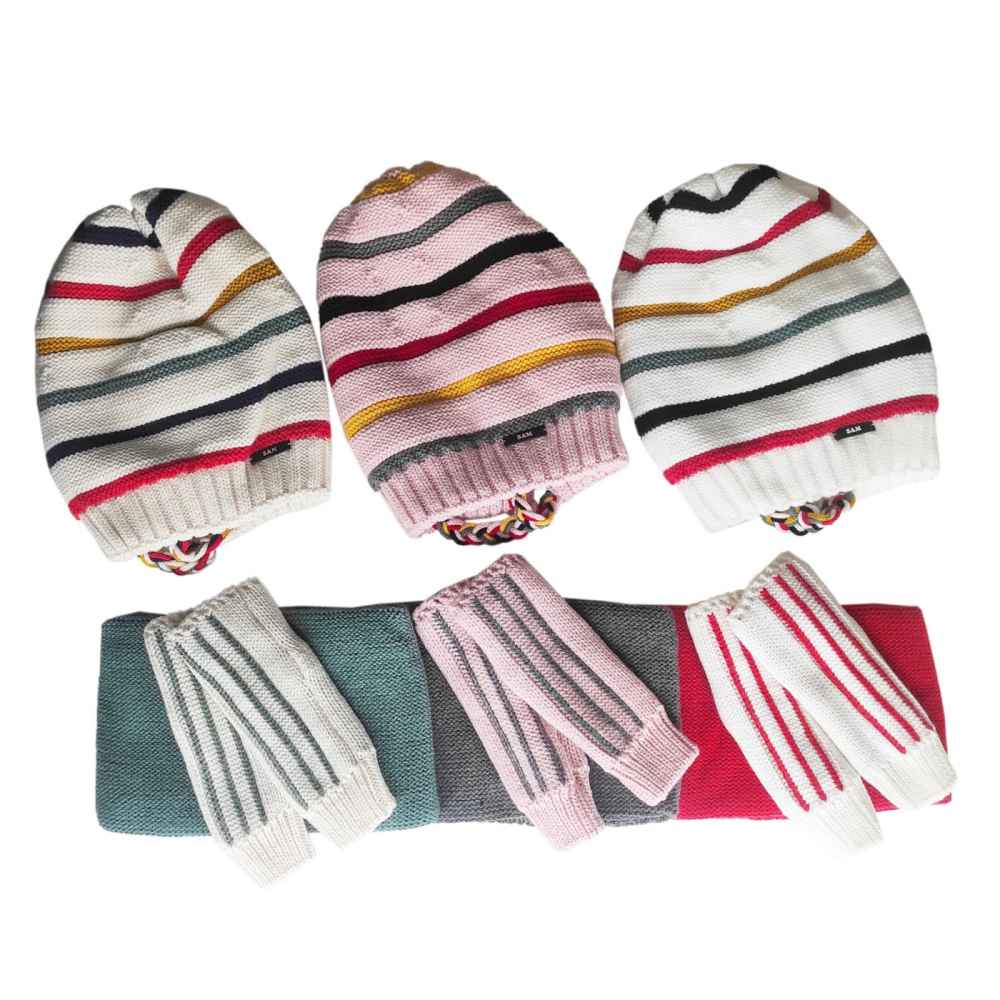 Price and Buy Women’s Knitted Hat and Scarf Set Model Hiva - Image 5