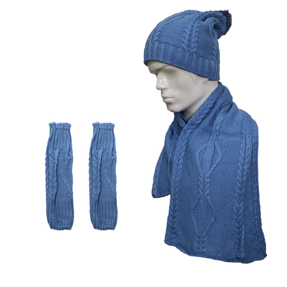 Price and Buy Women’s Knitted Hat and Scarf Set Model Karin - Image 4
