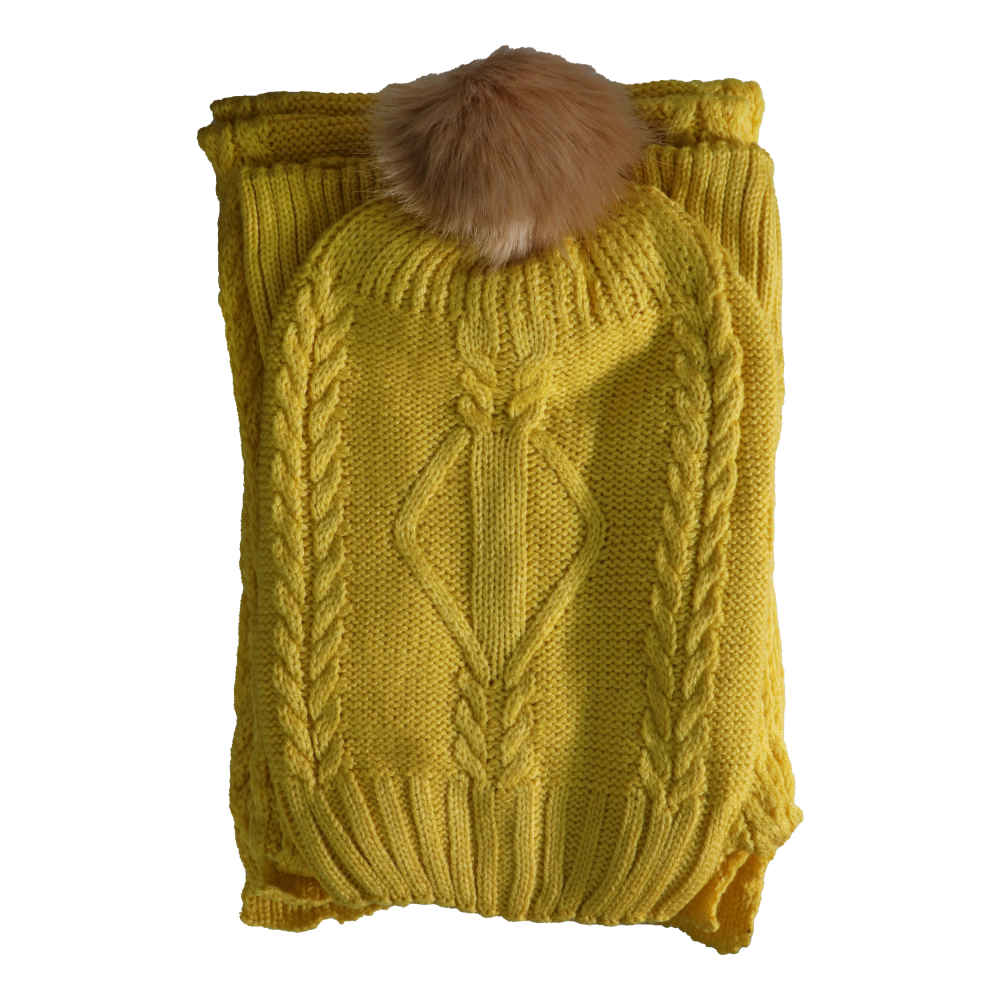 Price and Buy Women’s Knitted Hat and Scarf Set Model Karin - Image 6