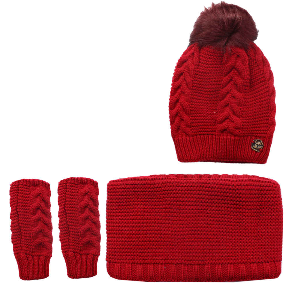Price and Buy Women’s Knitted Hat and Scarf Set Model Kiana - Image 3