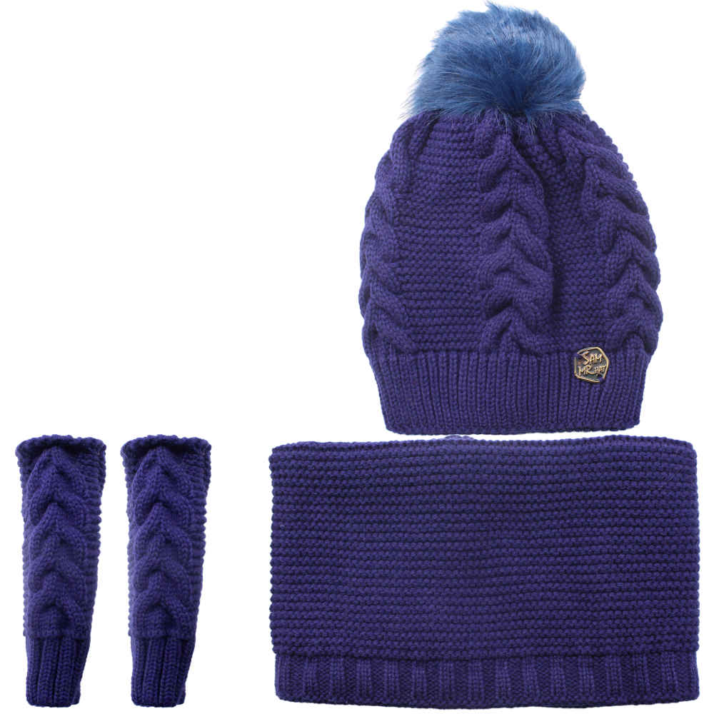 Price and Buy Women’s Knitted Hat and Scarf Set Model Kiana - Image 4