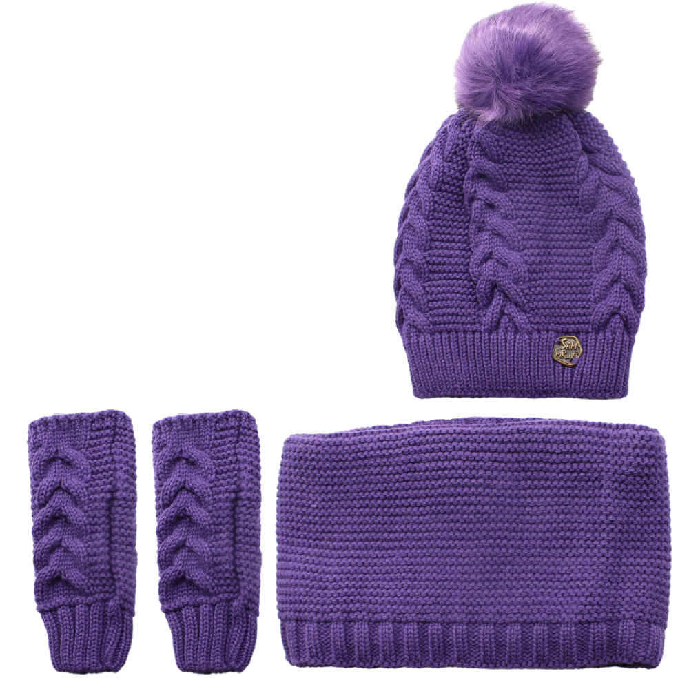 Price and Buy Women’s Knitted Hat and Scarf Set Model Kiana - Image 6