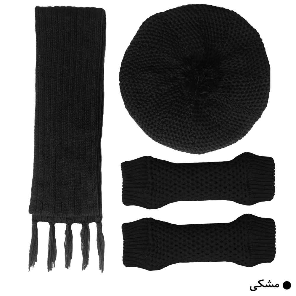 Price and Buy Women’s Knitted Hat and Scarf Set Model Rose - Image 3
