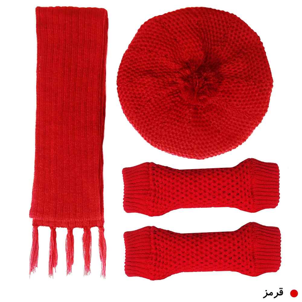 Price and Buy Women’s Knitted Hat and Scarf Set Model Rose - Image 5