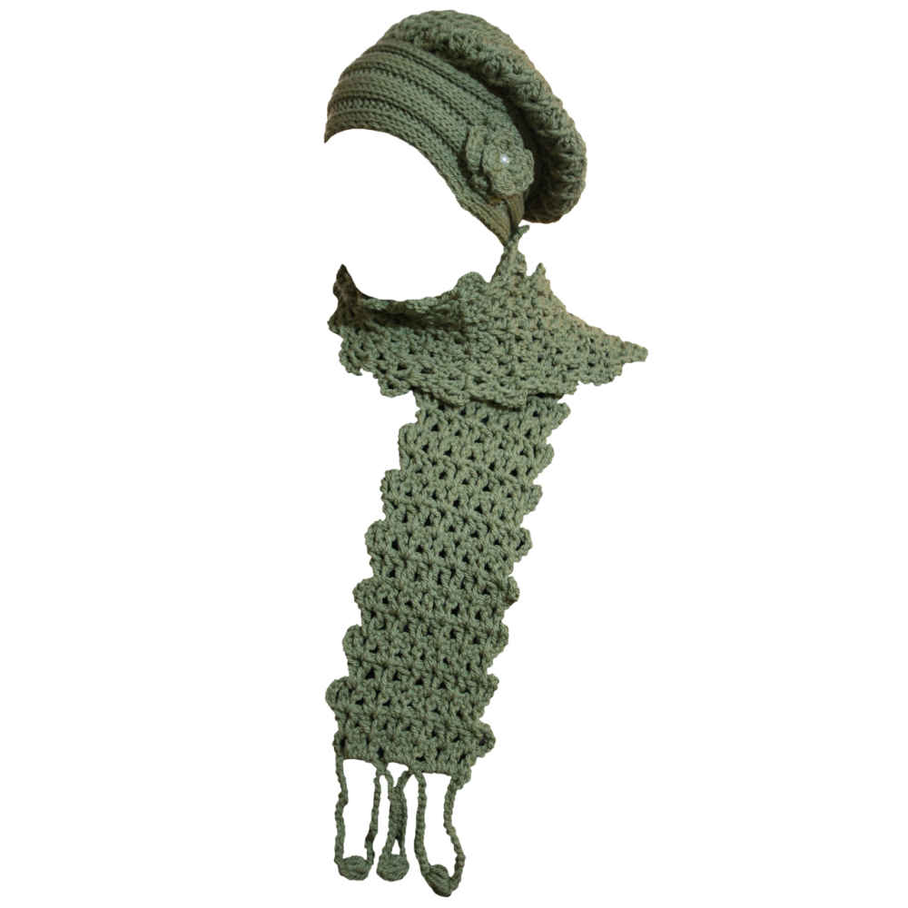 Price and Buy Women’s Knitted Hat and Scarf Set Model Samin
