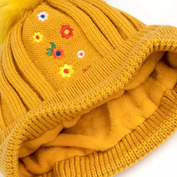 Price and Buy Women’s Knitted Winter Beanie – Model Flower - Image 4