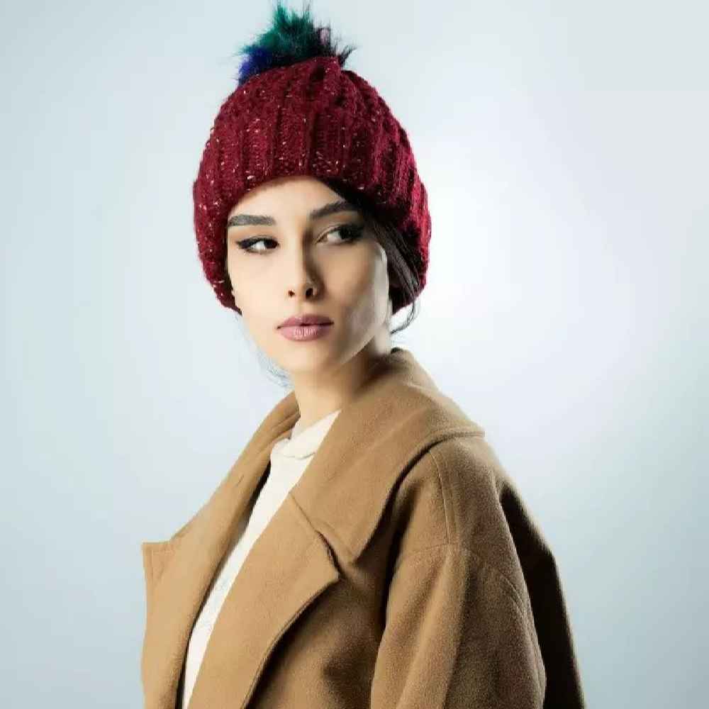 Price and Buy Women’s Knitted Winter Beanie – Model Thick - Image 3