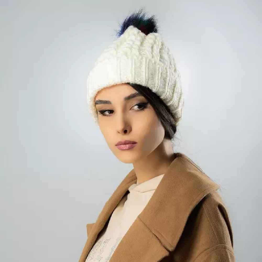 Price and Buy Women’s Knitted Winter Beanie – Model Thick - Image 5
