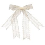 Price and Buy Women’s Lace Hair Clip Bow White for All Hairstyles