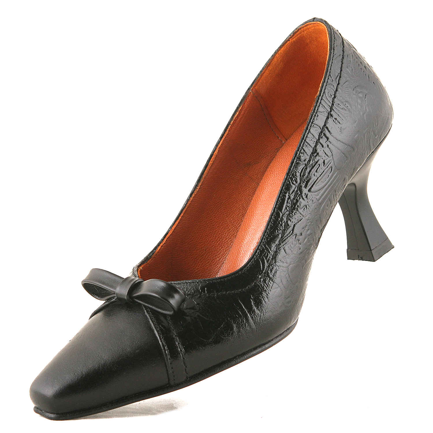 Price and Buy Women’s Leather High Heels Shoes with Bow - Image 9