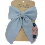 Price and Buy Women’s Linen Hair Clip – Bow Floral Design for All Hairstyles