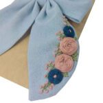 Price and Buy Women’s Linen Hair Clip – Bow Floral Design for All Hairstyles - Image 4