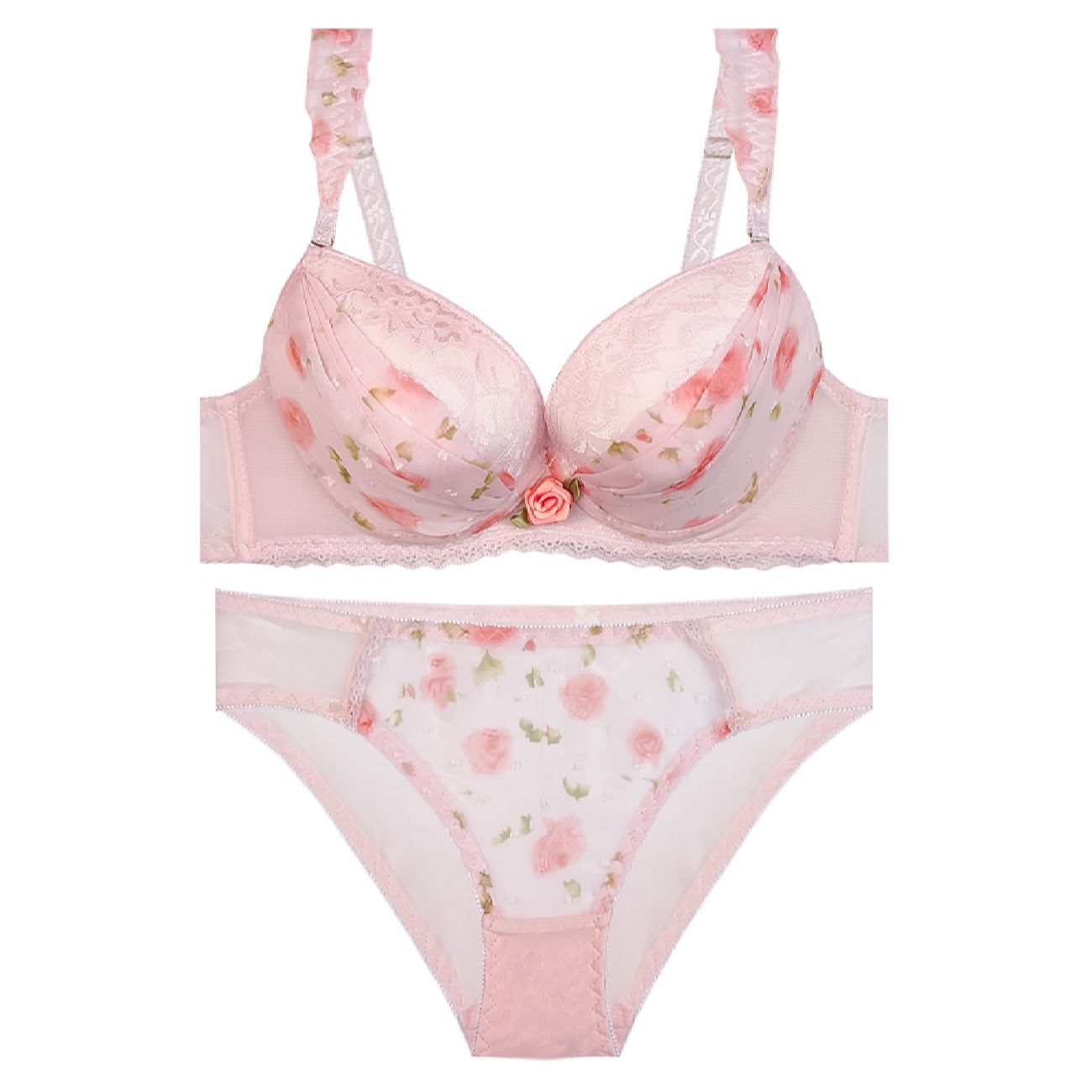 Price and Buy Women’s Lingerie Set Lace Push Up Bra & Thong Guipure