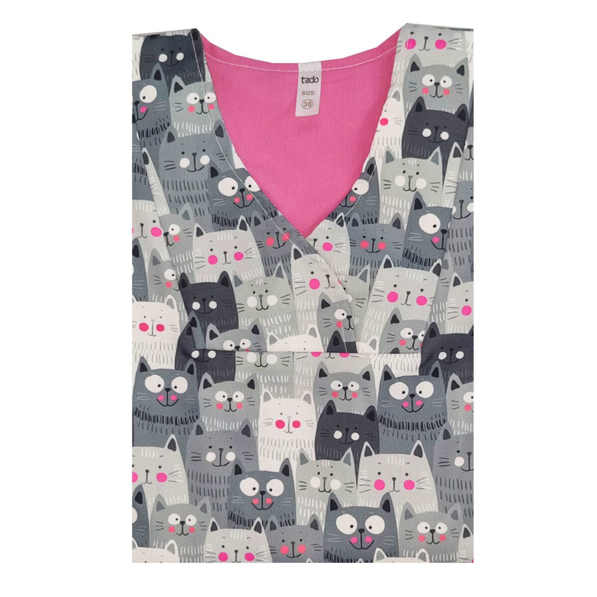Price and Buy Women’s Long Sleeve Vet Scrub Uniform with Cat Design – Cute & Comfortable - Image 6
