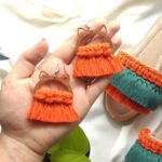 Price and Buy Women’s Macrame Earrings Handmade Model Kitty - Image 3