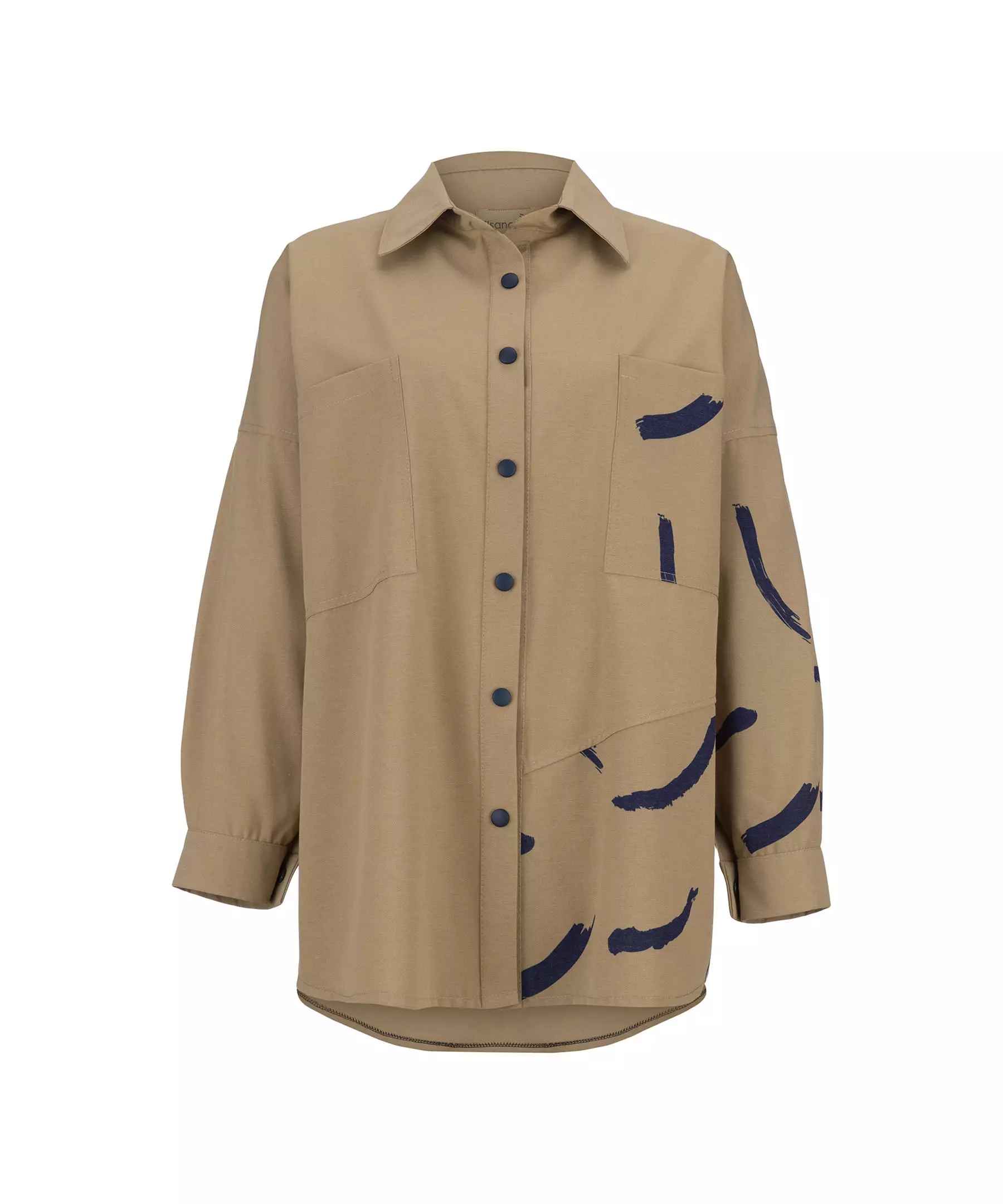 Price and Buy Women’s Manto & Pants Set with Two Pockets on the Chest - Image 6