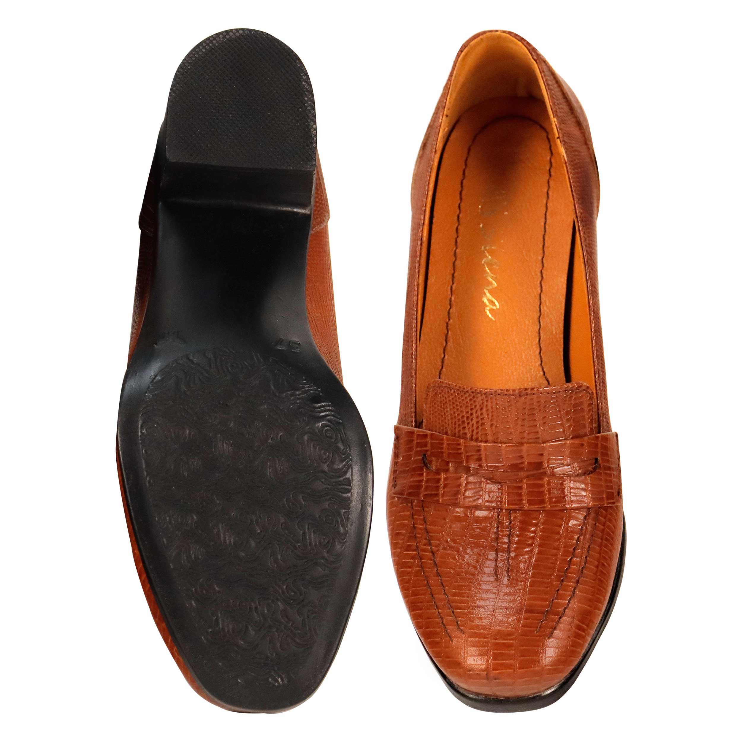 Price and Buy Women’s Natural Leather Heels Shoes for Office - Image 6