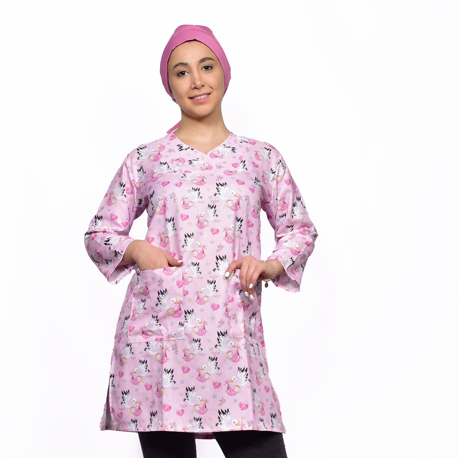 Price and Buy Women’s OB/GYN Uniform & Cap with 3 Pockets – Professional & Functional - Image 7