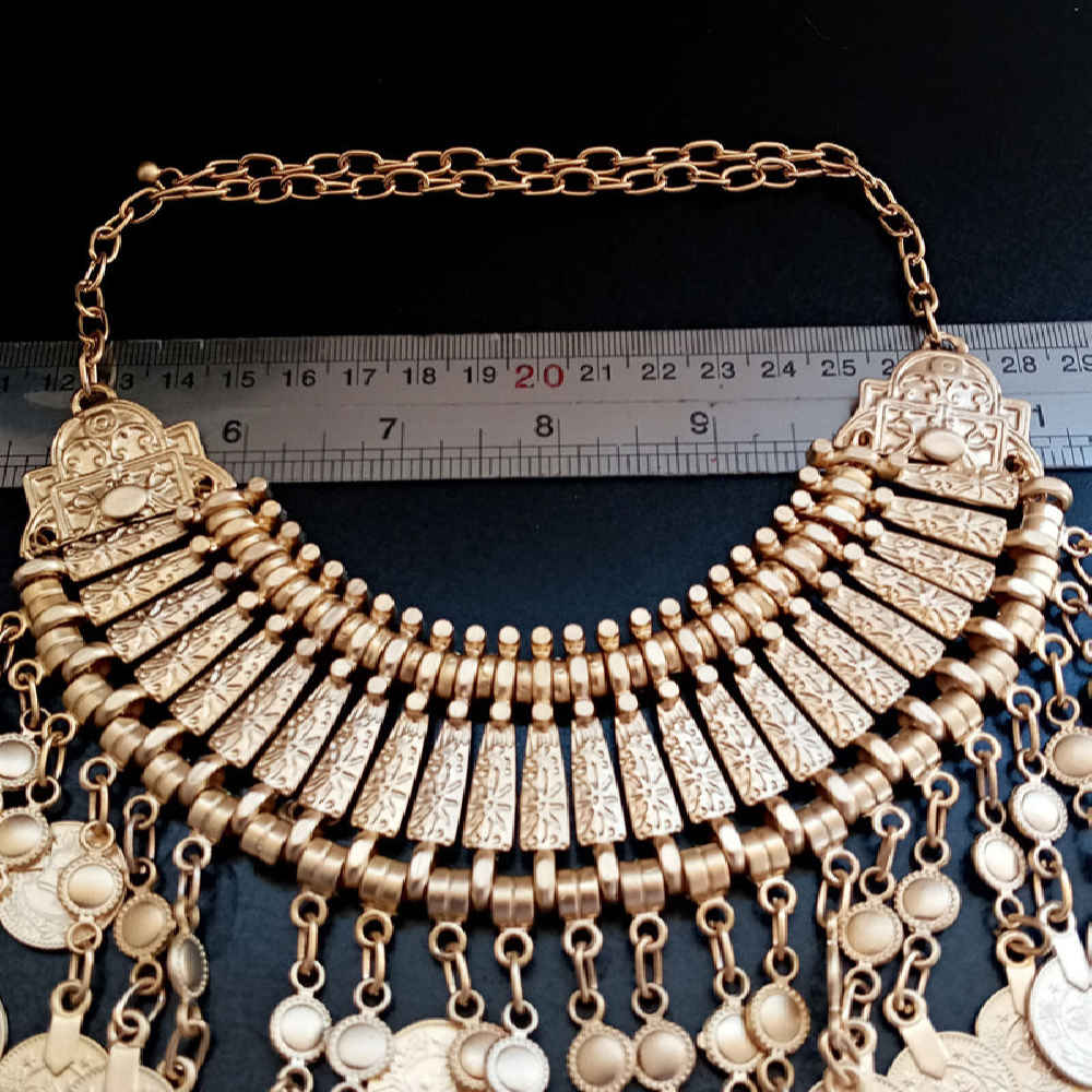 Price and Buy Women’s Ottoman Coin Choker Necklace - Image 7