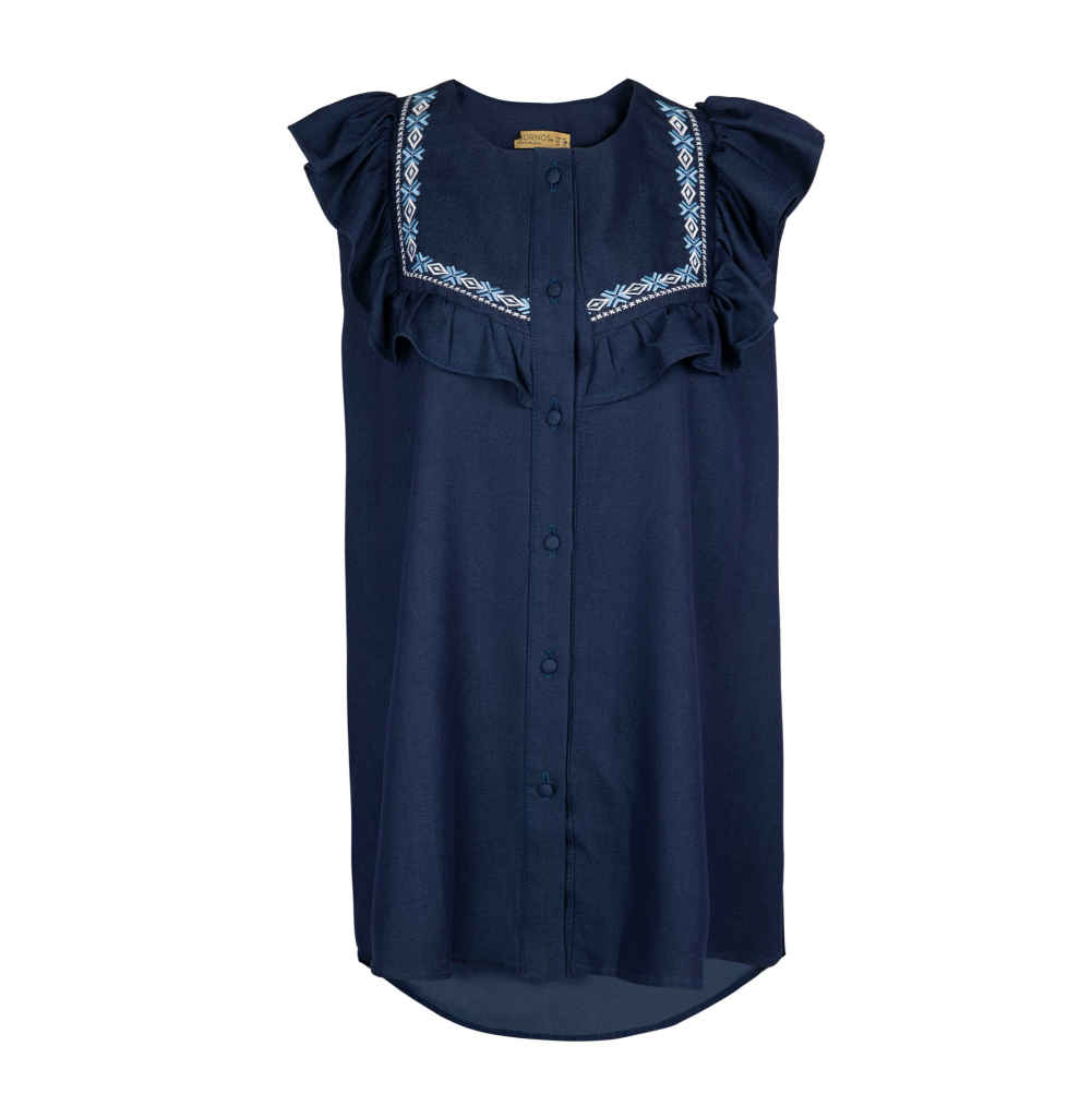 Price and Buy Women’s Short Sleeve Embroidered Shirt Bornos