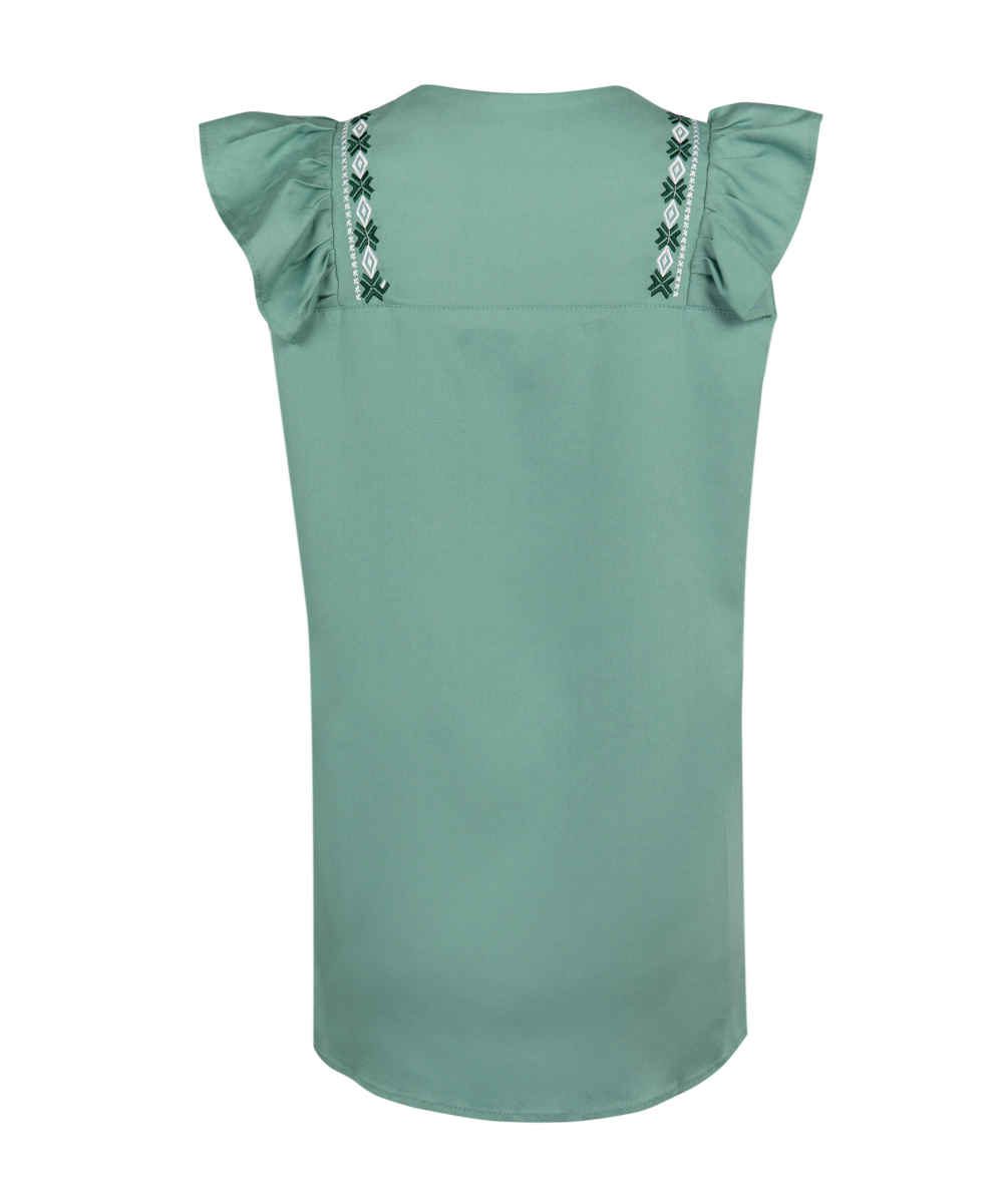 Price and Buy Women’s Short Sleeve Embroidered Shirt Bornos - Image 5