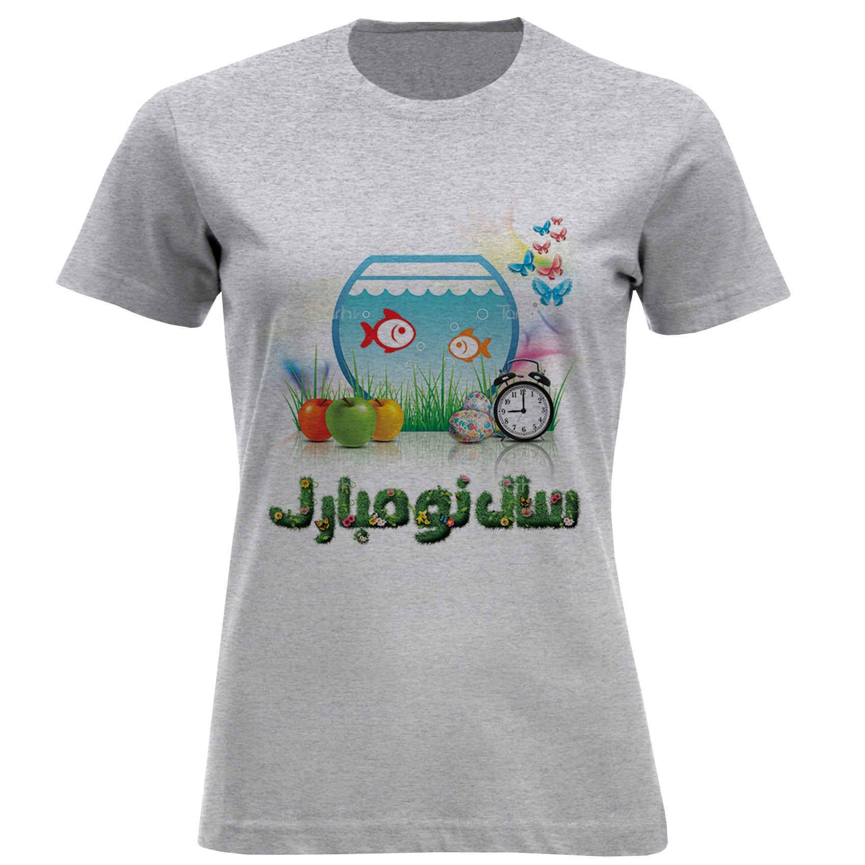 Price and Buy Women’s Short Sleeve T-Shirt Featuring Haftseen Inspired Print – Cultural Celebration