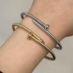 Price and Buy Women’s Silver-Plated Screw Design Cuff Bracelet – Tarnish-Resistant