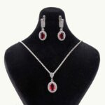Price and Buy Women’s Silver Rhodium Plating Jewelry Set with Quartz Gemstone - Image 3