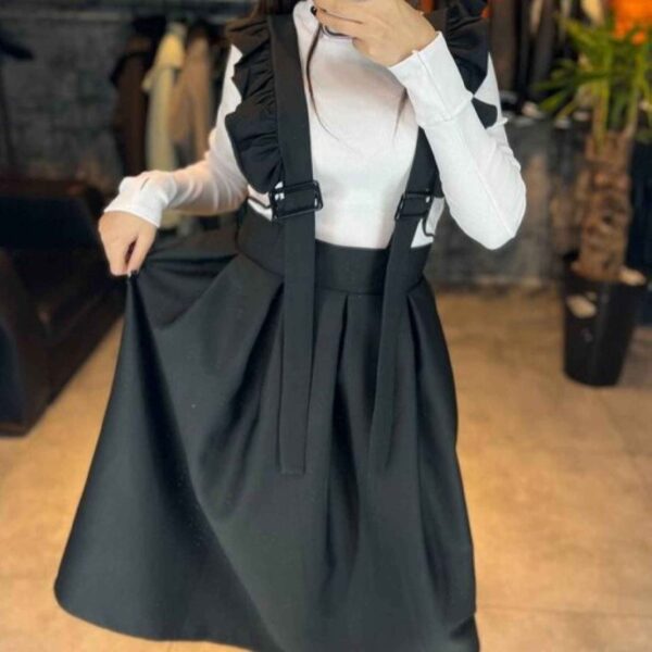 Price and Buy Women’s Skirt with Suspenders Chic Outfit Black_68fec966d458a.jpeg Price and Buy Women’s Skirt with Suspenders Chic Outfit Black