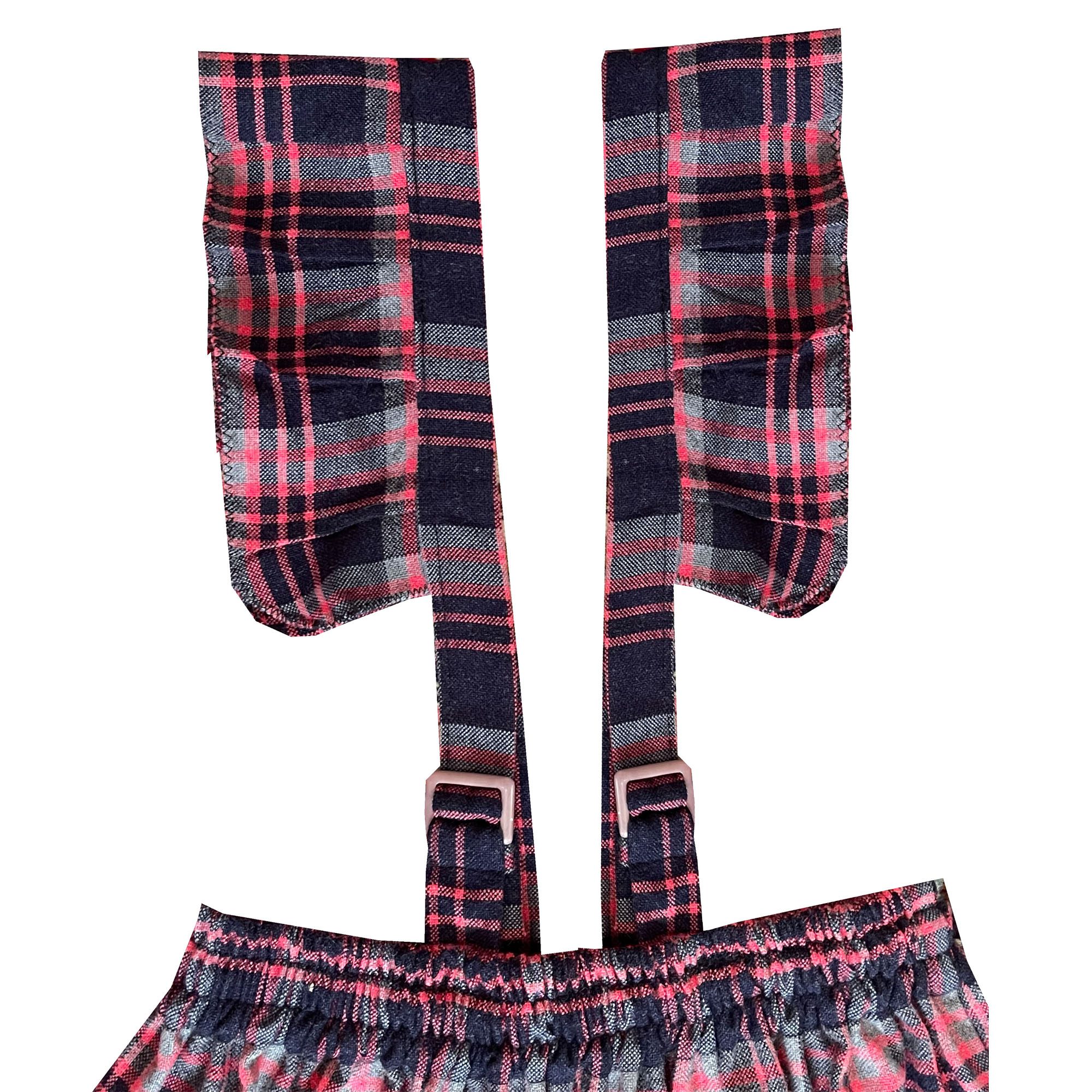 Price and Buy Women’s Skirt with Suspenders Featuring Checkered Design - Image 3