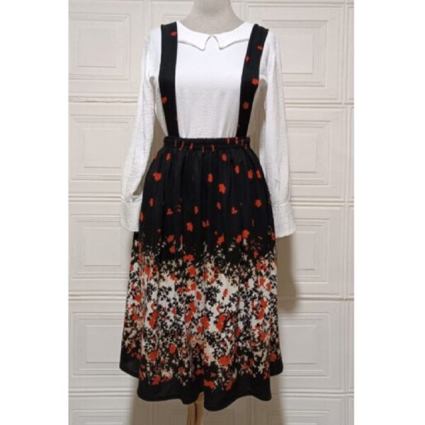 Price and Buy Women’s Skirt with Suspenders Floral Design Black_68feca9b2b85c.jpeg Price and Buy Women’s Skirt with Suspenders Floral Design Black
