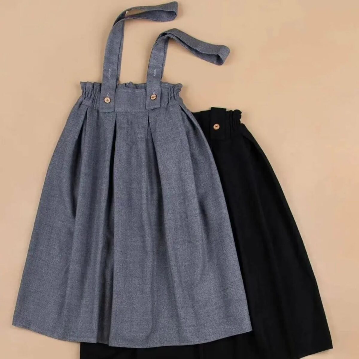 Price and Buy Women’s Skirt with Suspenders Outfit Featuring Checkered Design - Image 4
